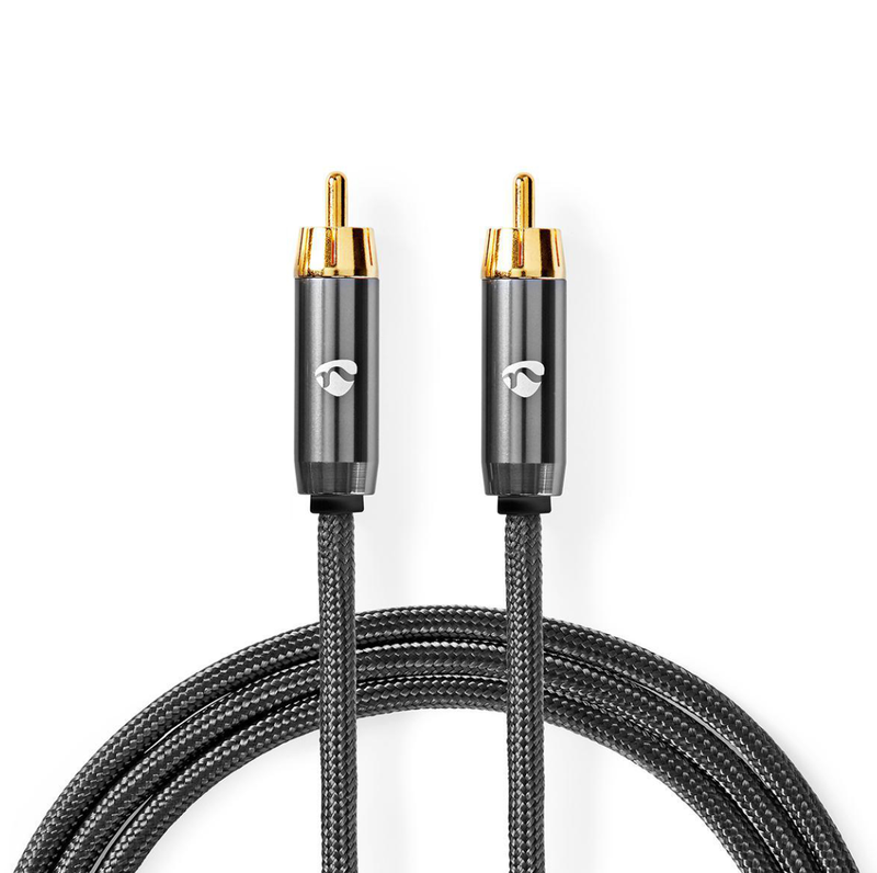 Nedis digitaalinen &auml;&auml;nikaapeli 2 m