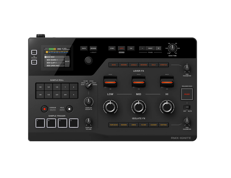 AlphaTheta RMX Ignite efektilaite ja sampleri